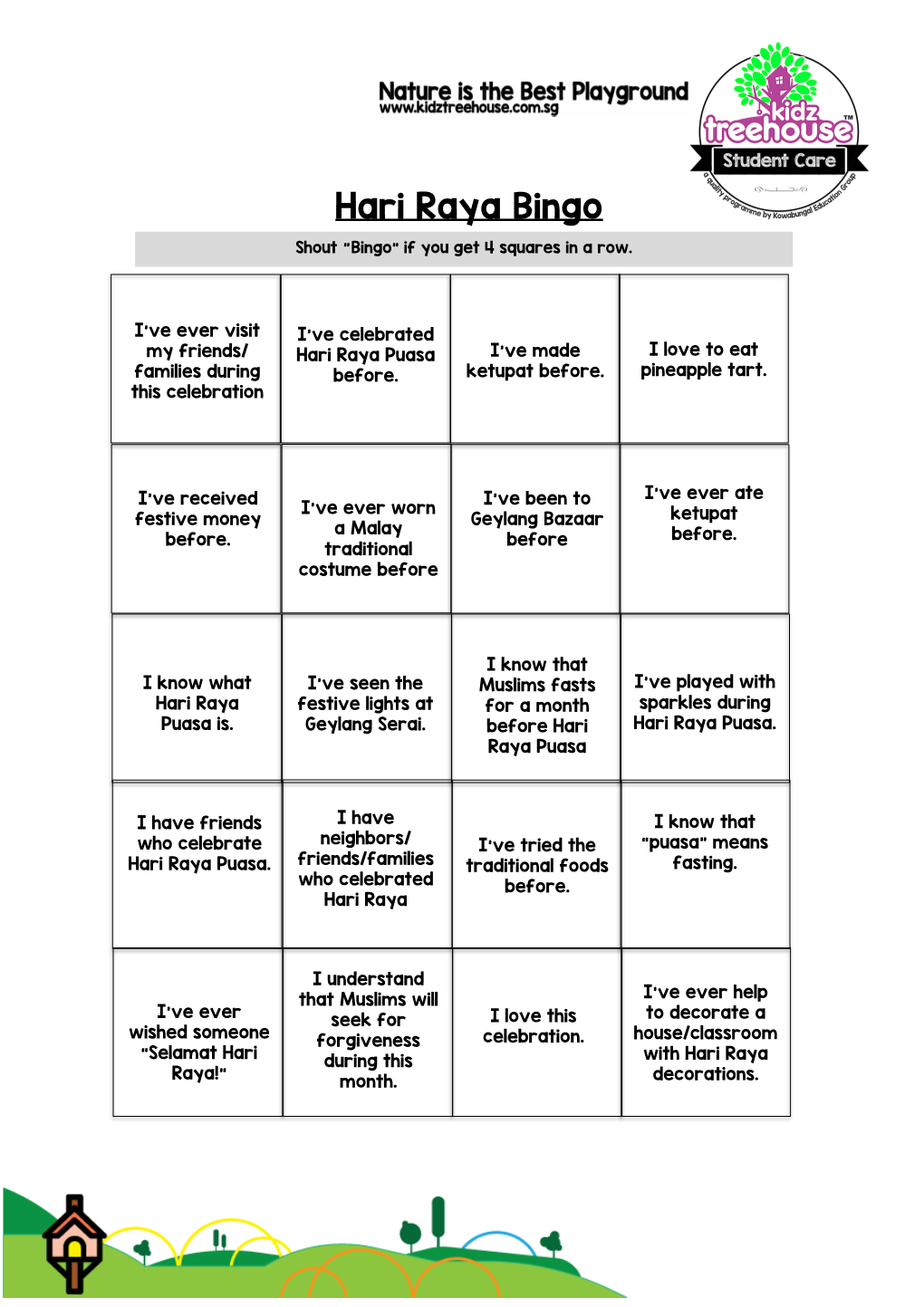 Hari Raya Bingo