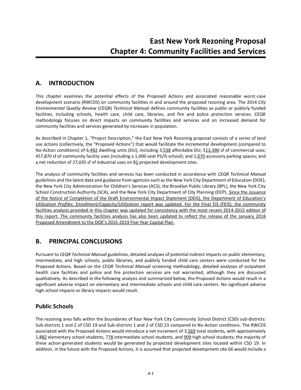 Chapter 4: Community Facilities and Services