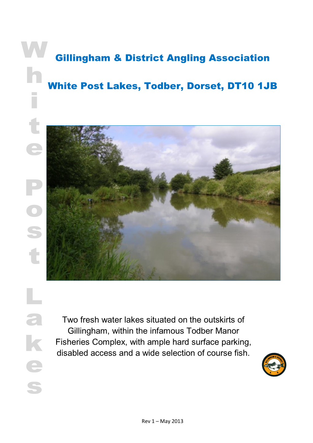 Gillingham & District Angling Association White Post Lakes