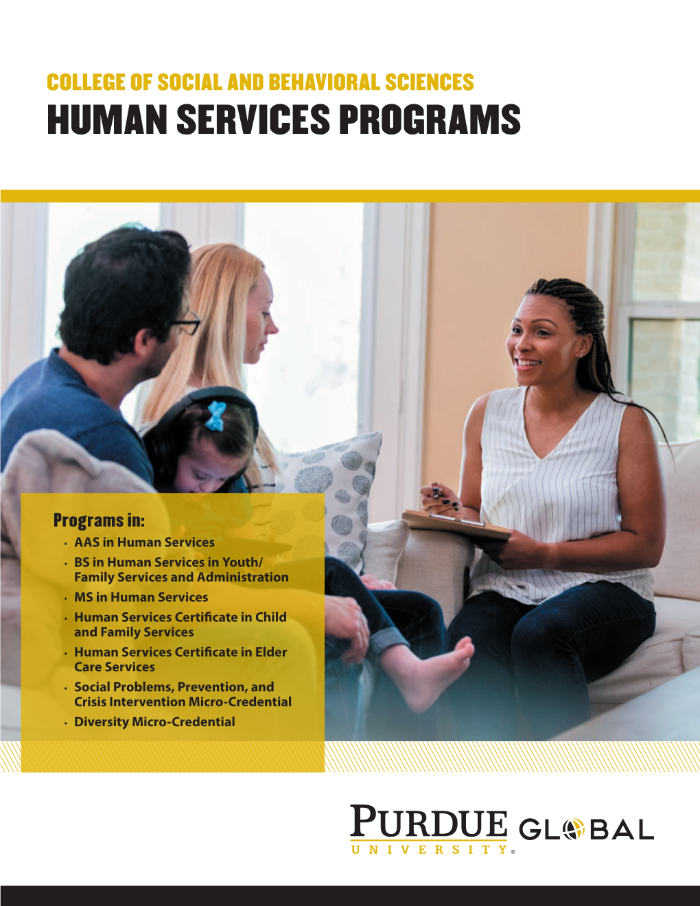 College of Social and Behavioral Sciences Human Services Programs