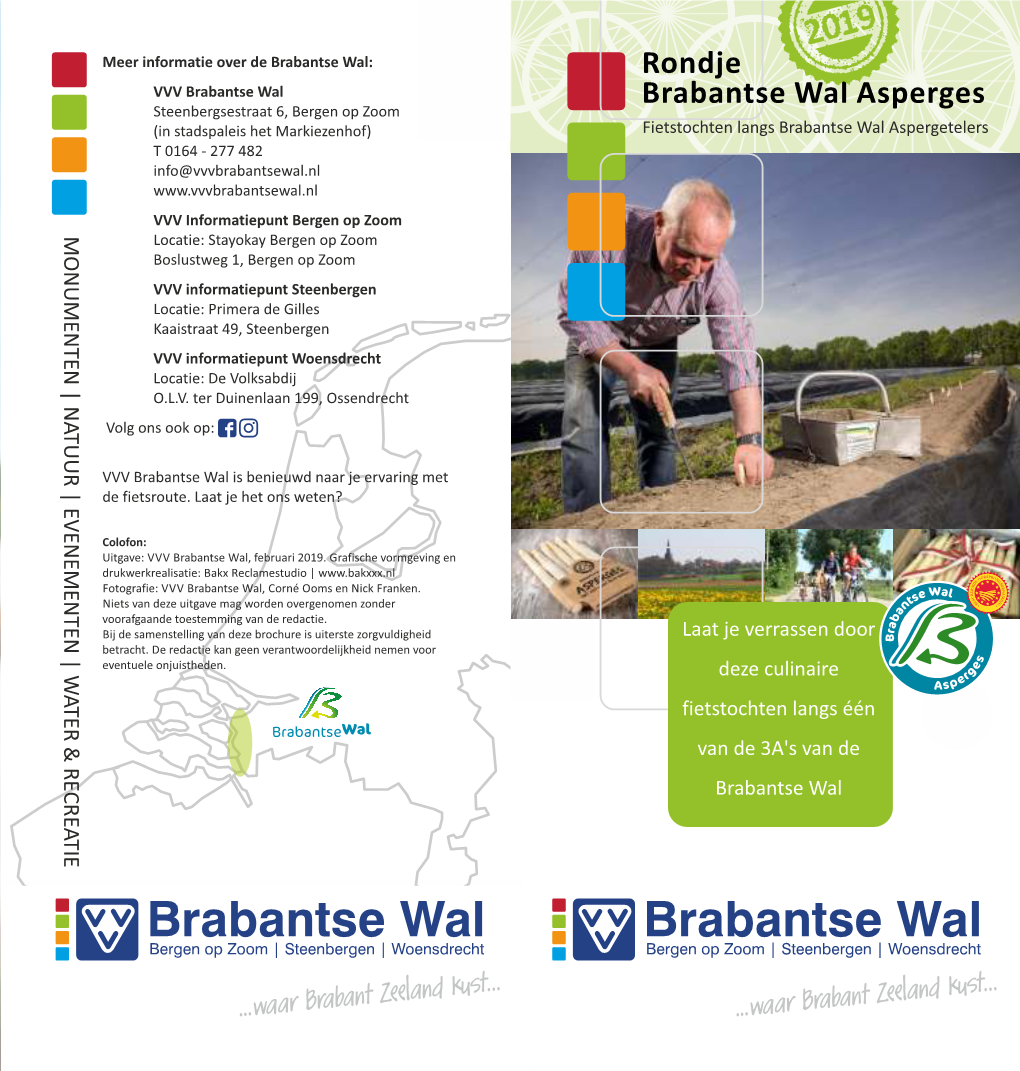 Rondje Langs Brabantse Wal Asperges Telersvereniging Brabantse Wal Asperges