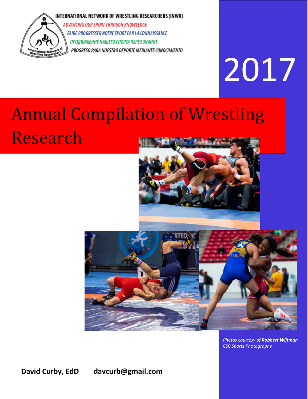 Annual Compilation of Wrestling Research