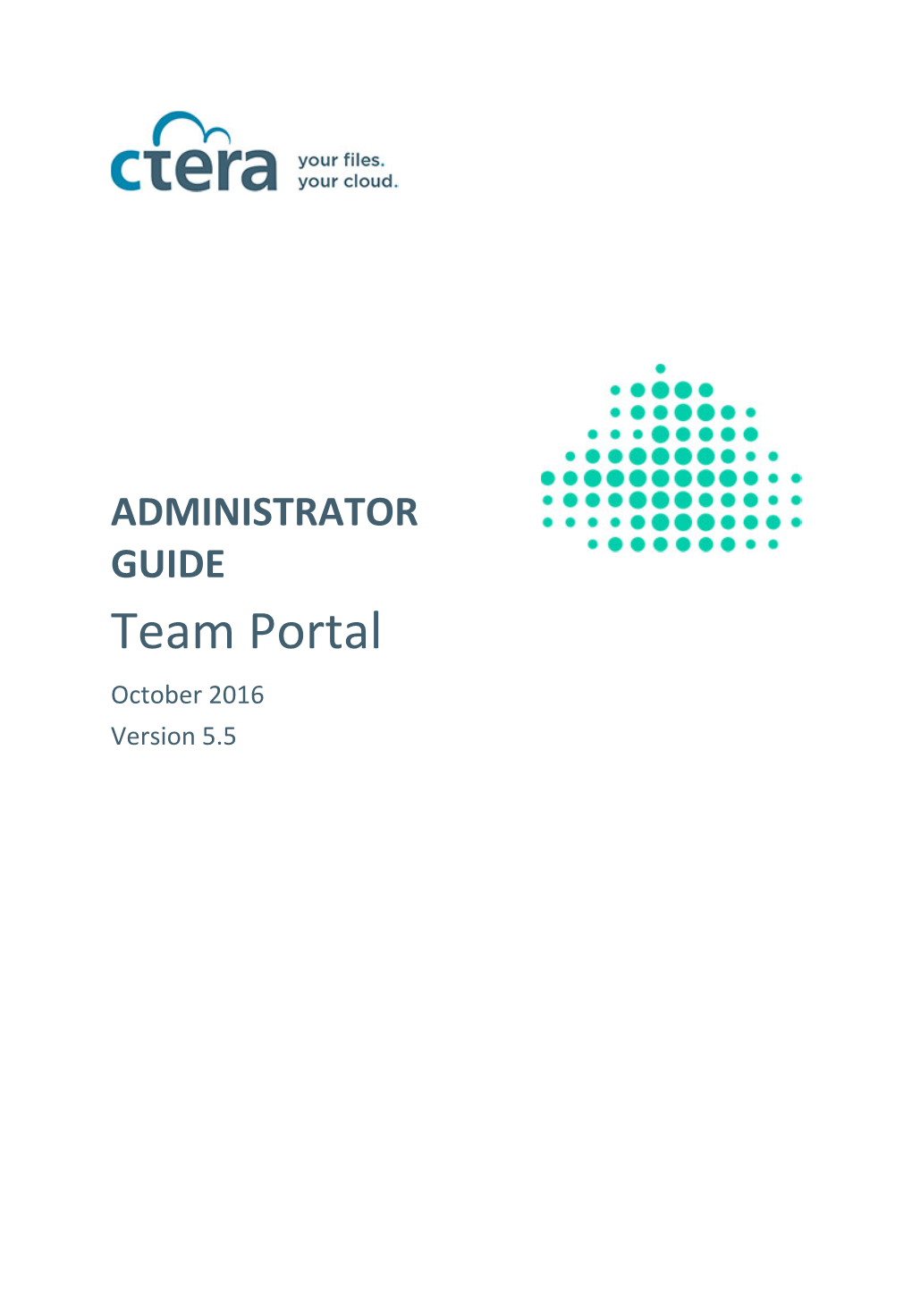 CTERA Team Portal Administration Guide
