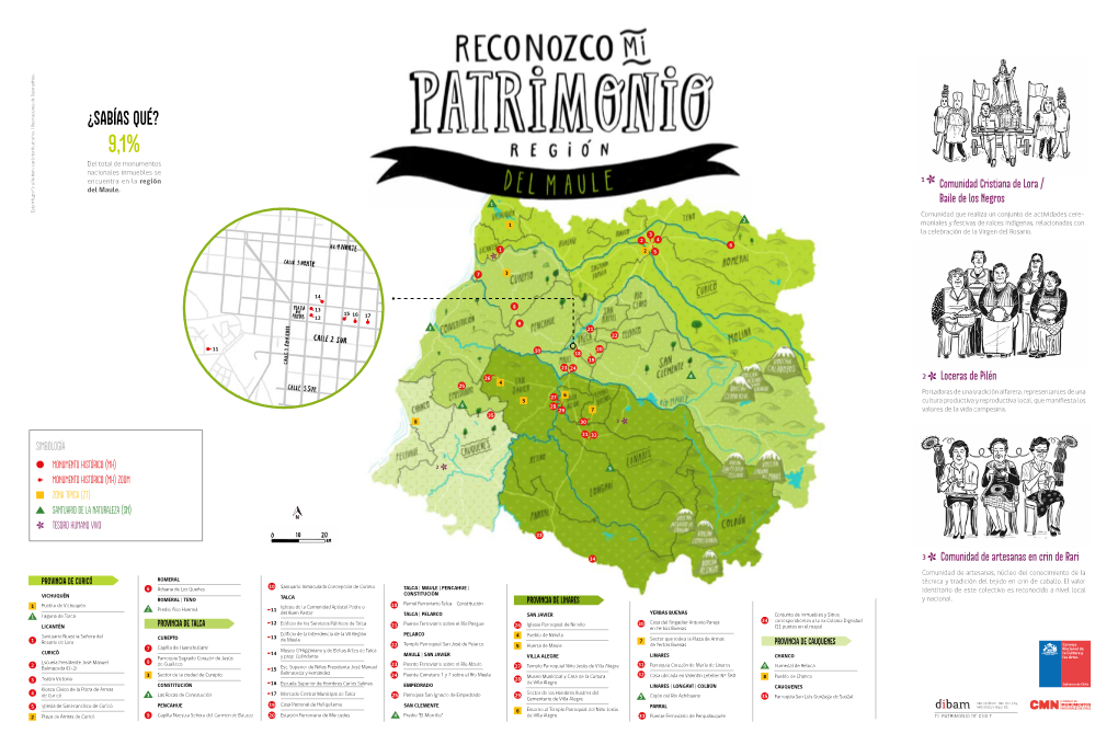 ¿SABÍAS QUÉ? 9,1% Del Total De Monumentos Nacionales Inmuebles Se Encuentra En La Región 1 Comunidad Cristiana De Lora / Del Maule