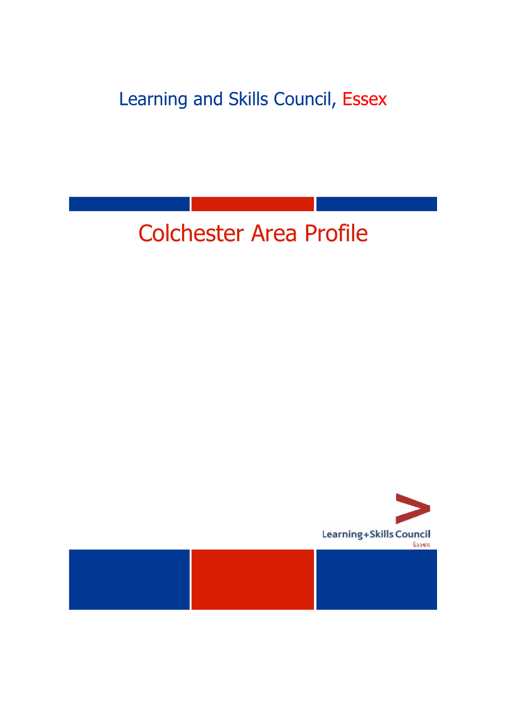 Colchester Area Profile 2003