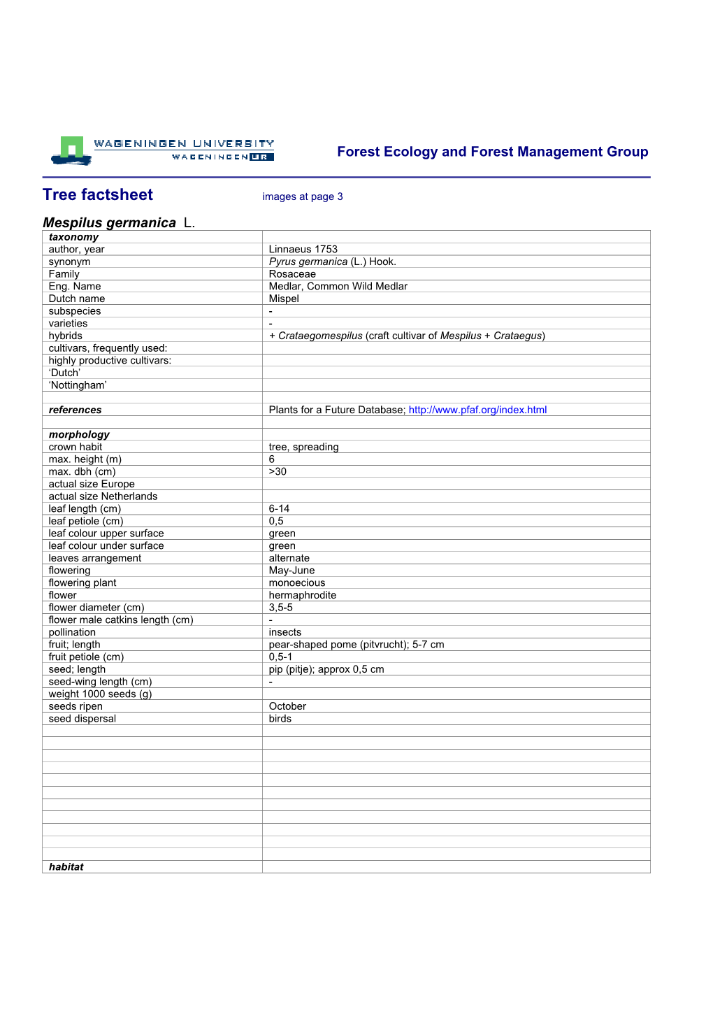 Tree Factsheet Images at Page 3