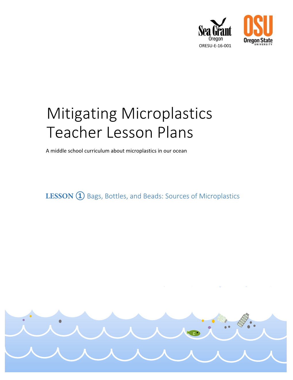 Mitigating Microplastics Curriculum