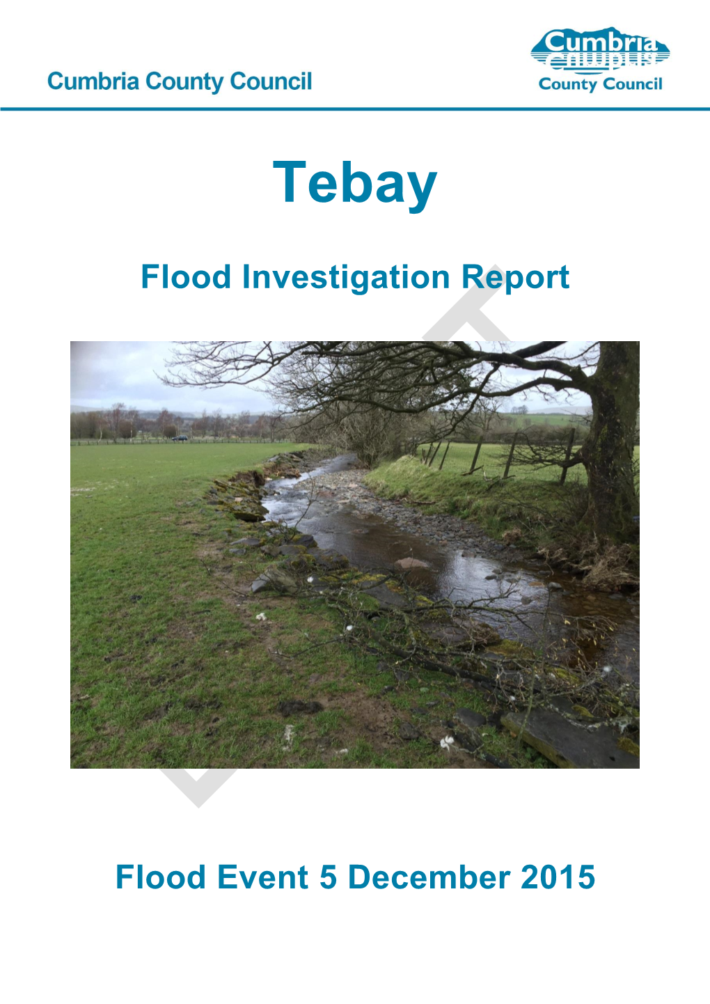 Tebay Flood Investigation Report