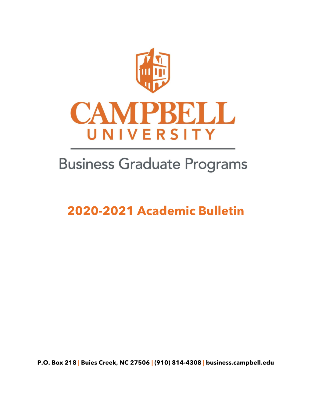 2020-2021 Academic Bulletin