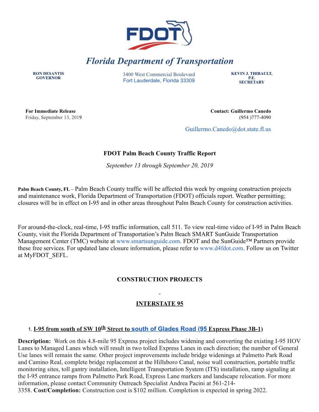 Florida Department of Transportation