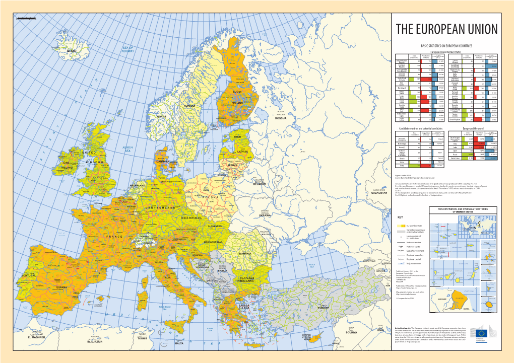 BASIC STATISTICS on EUROPEAN COUNTRIES Reykjavík L Ö E O J N a V E Langjökull K F T S Á