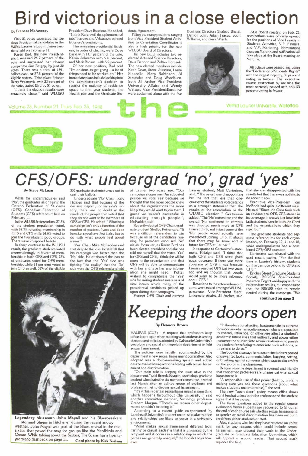 The Cord Weekly