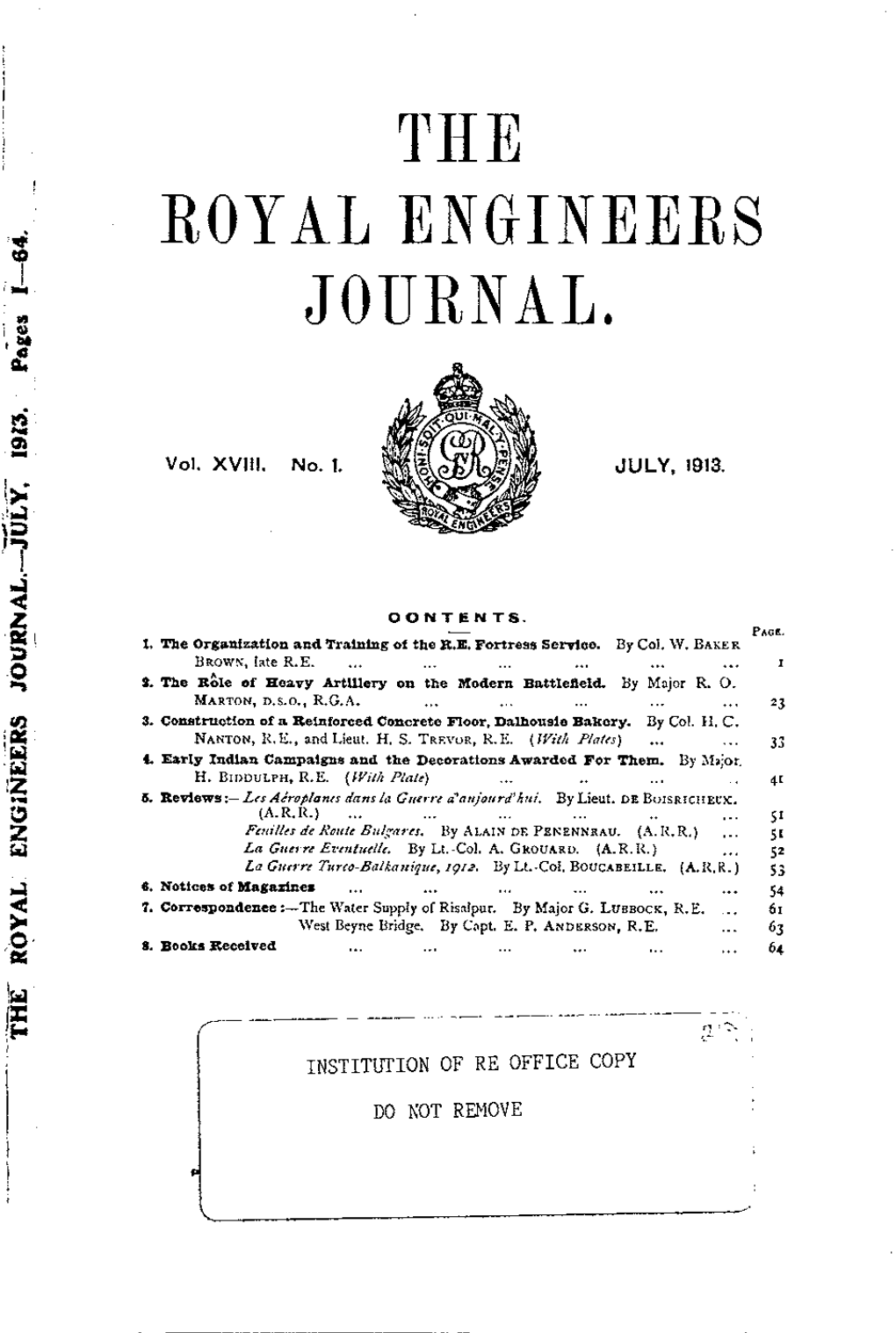 The Royal Engineers Journal