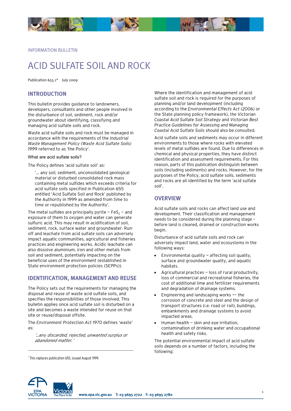 Acid Sulfate Soil and Rock