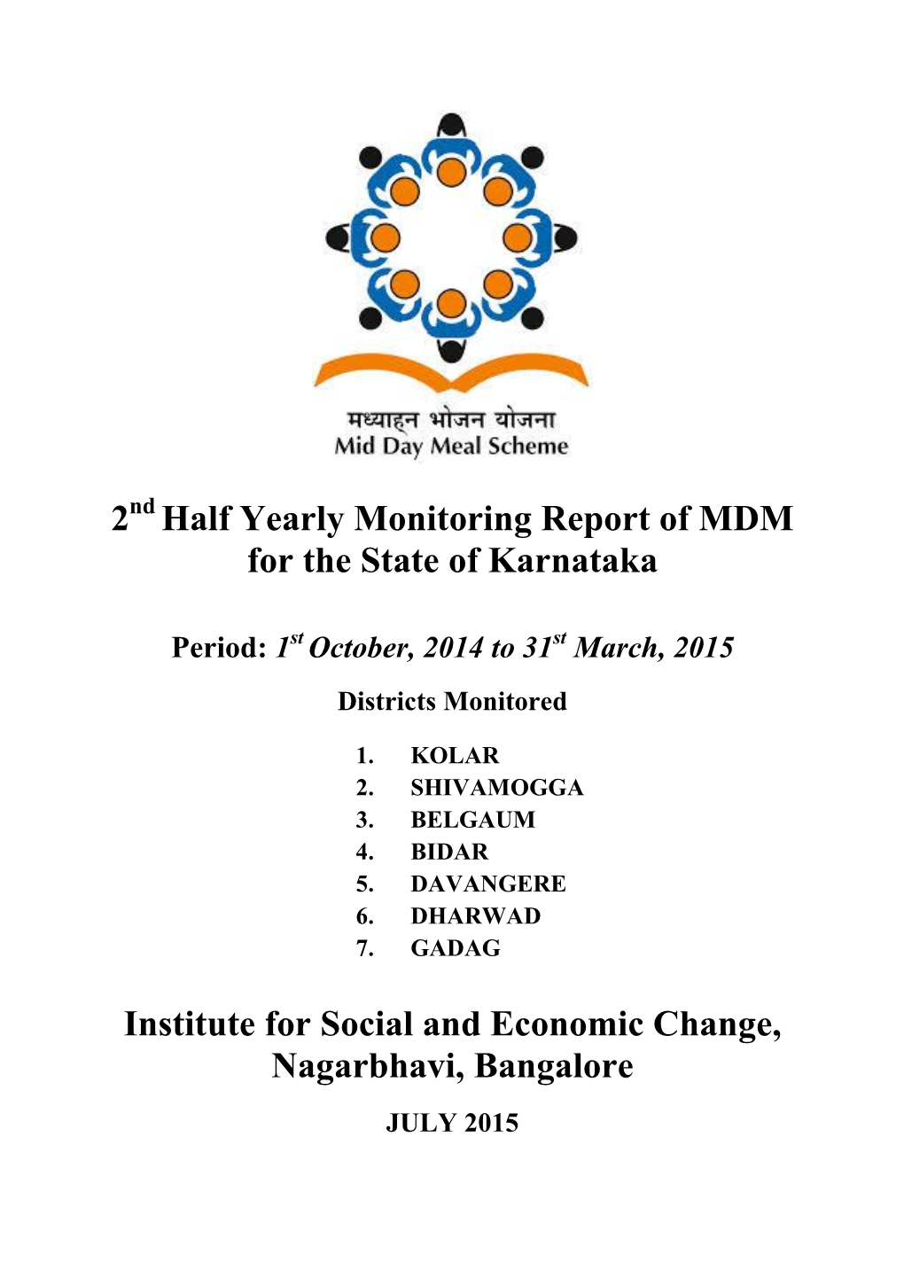 2 Half Yearly Monitoring Report of MDM for the State of Karnataka