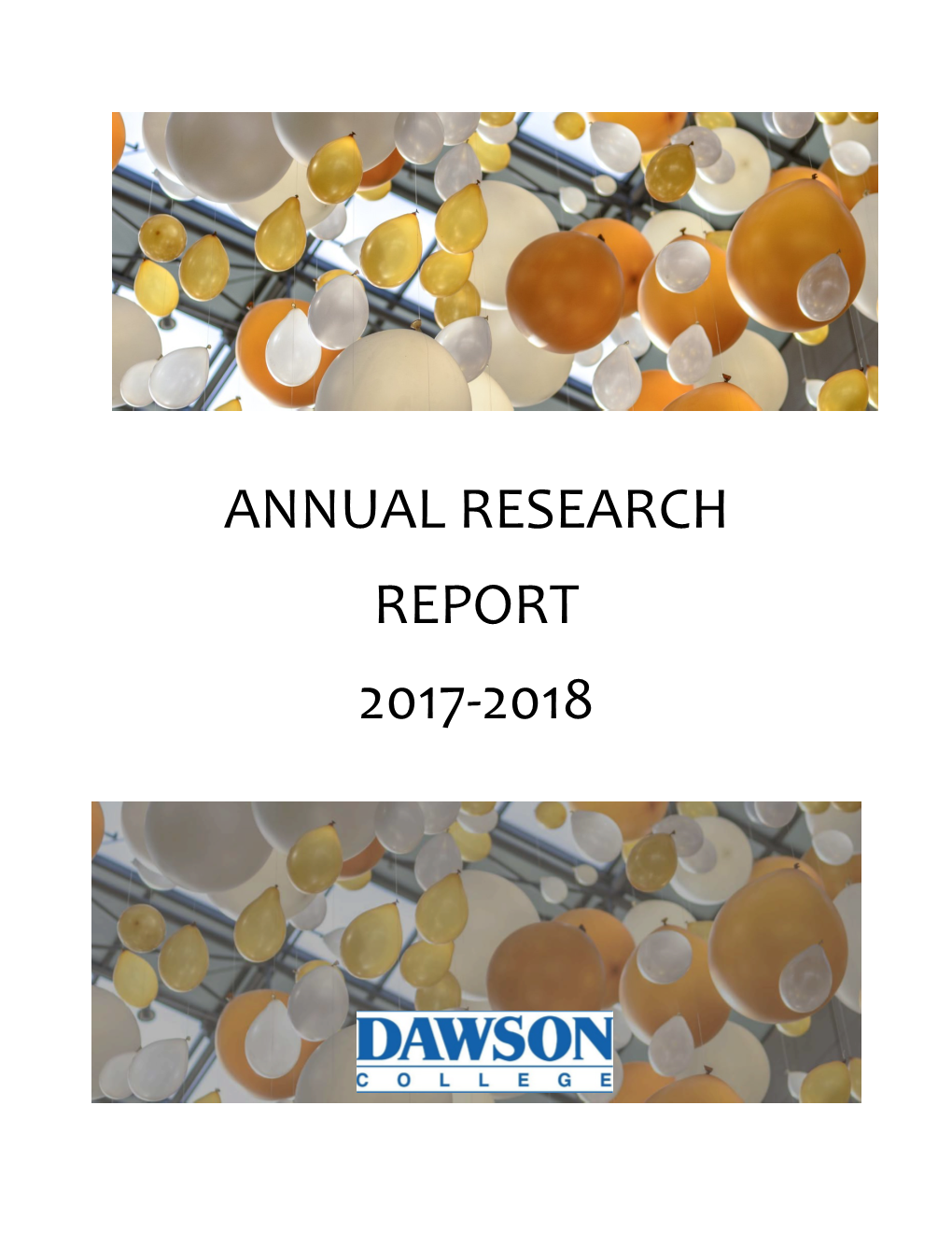 Annual Research Report 2017-2018