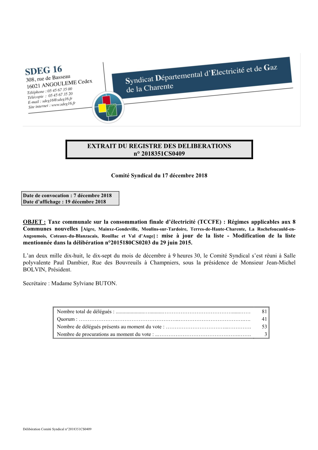 Syndicat Depatemental D'electricite