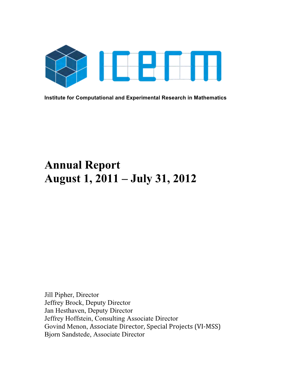 2011-2012 Annual Report