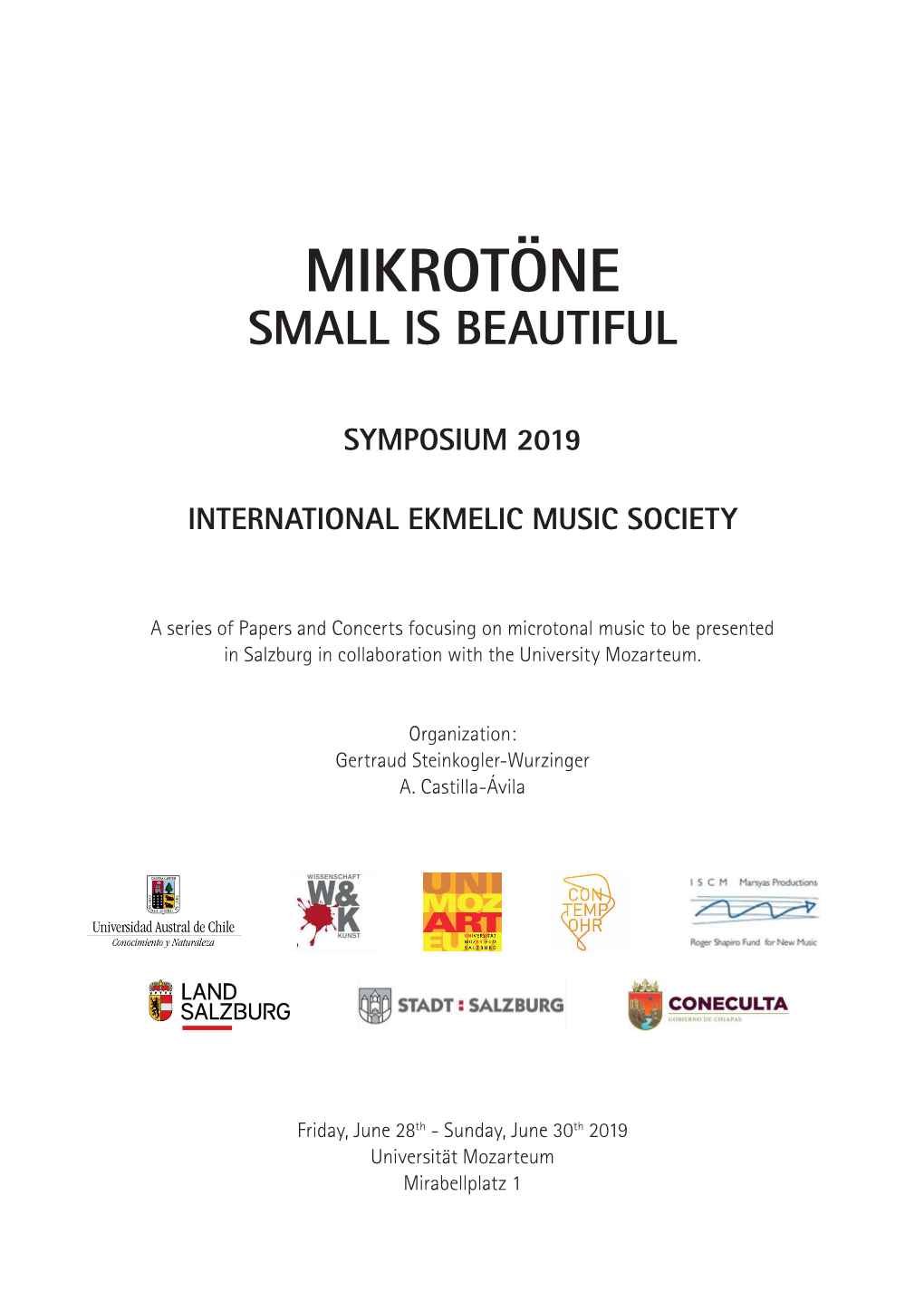 Mikrotöne Small Is Beautiful