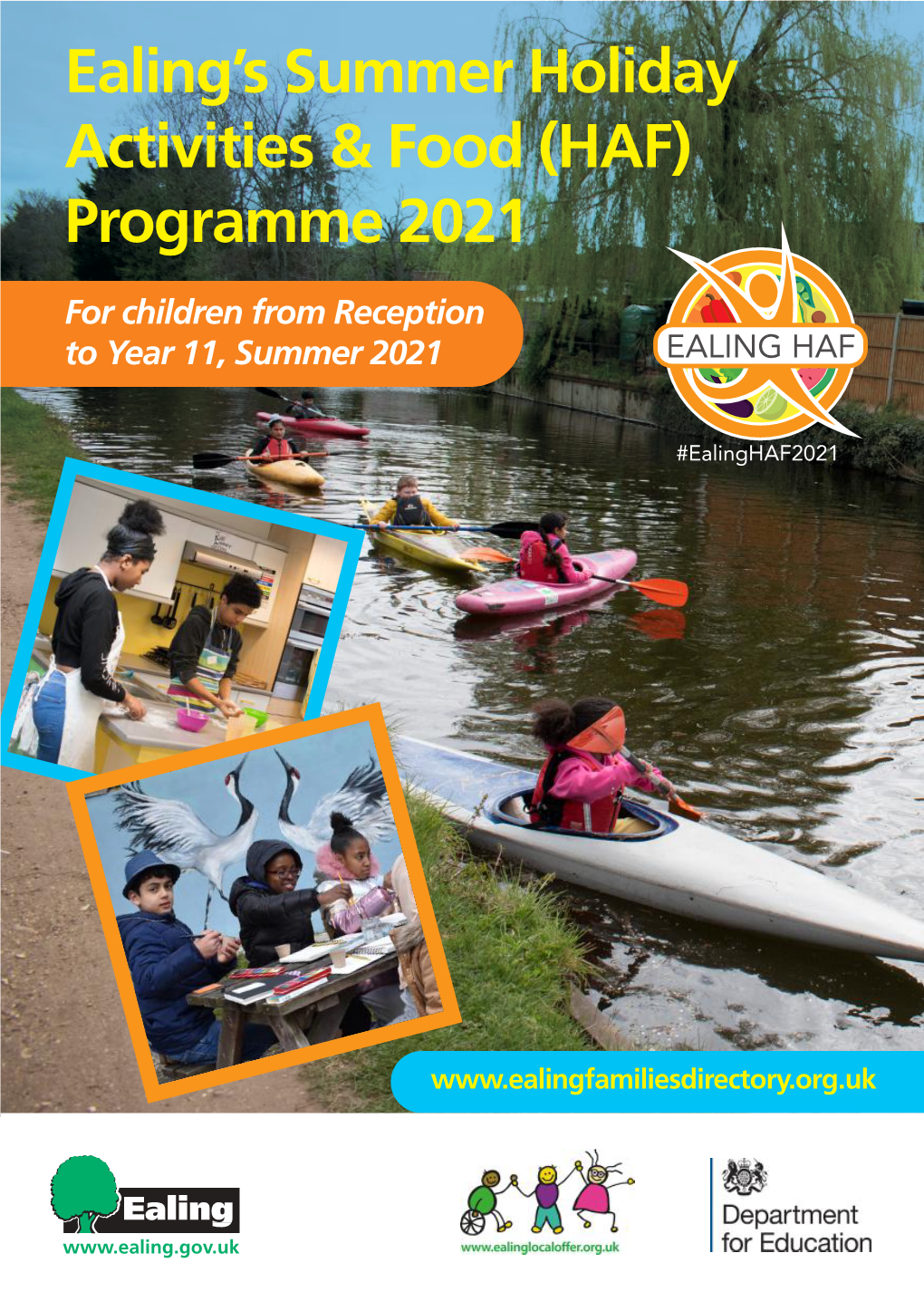 Ealing's Summer Holiday Activities & Food (HAF) Programme 2021