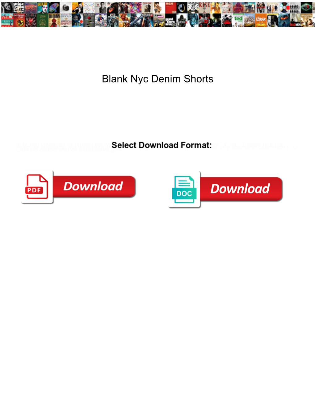 Blank Nyc Denim Shorts