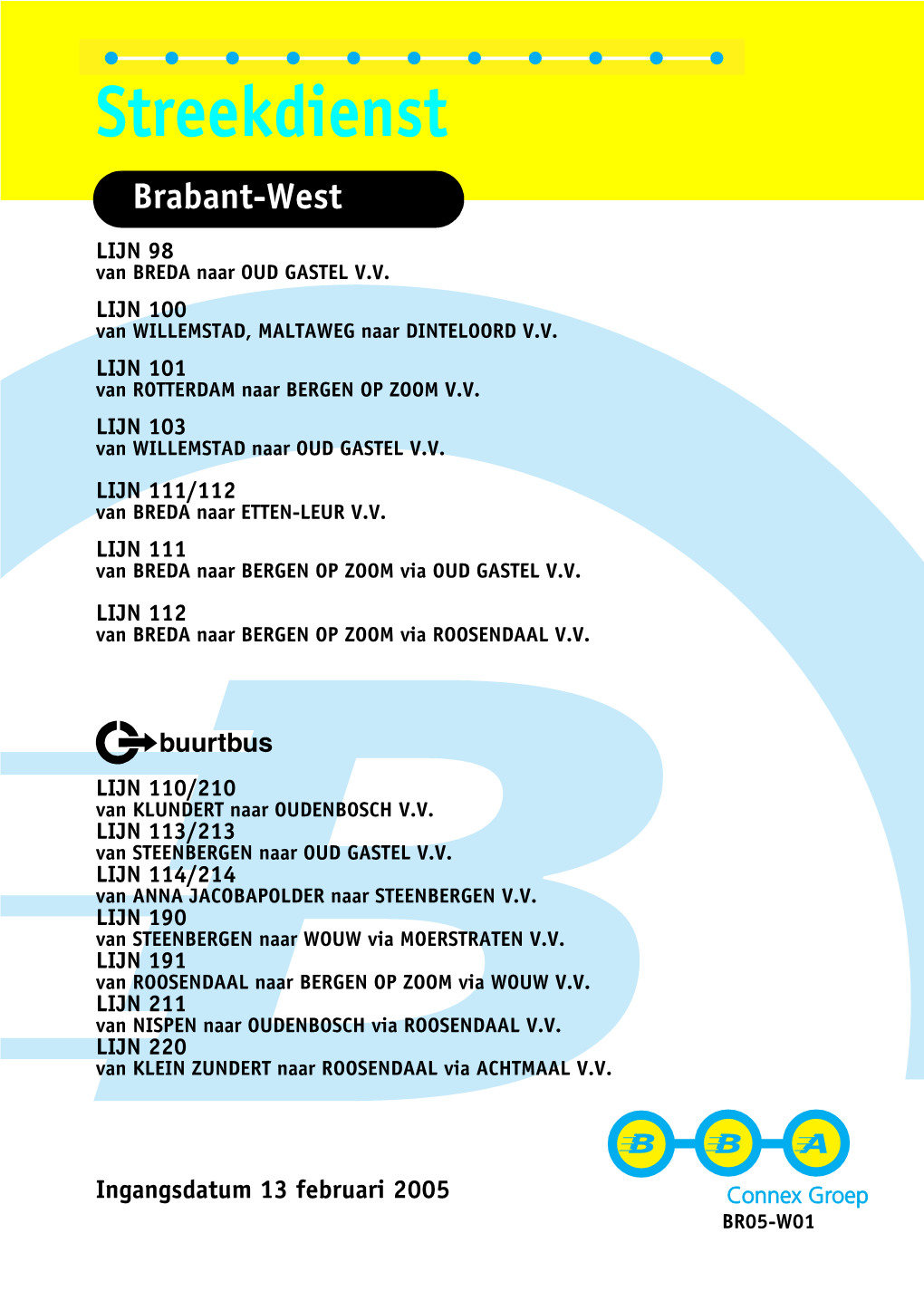 Streekdienst Brabant-West