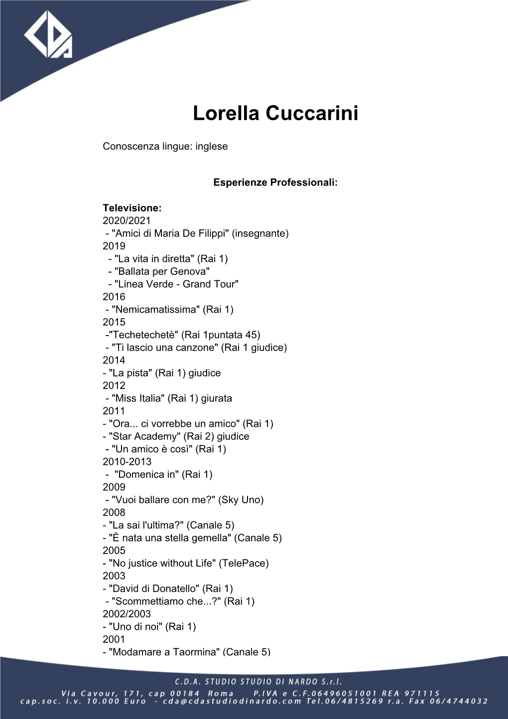 Lorella Cuccarini