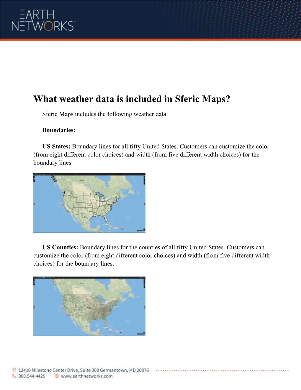 What Weather Data Is Included in Sferic Maps?