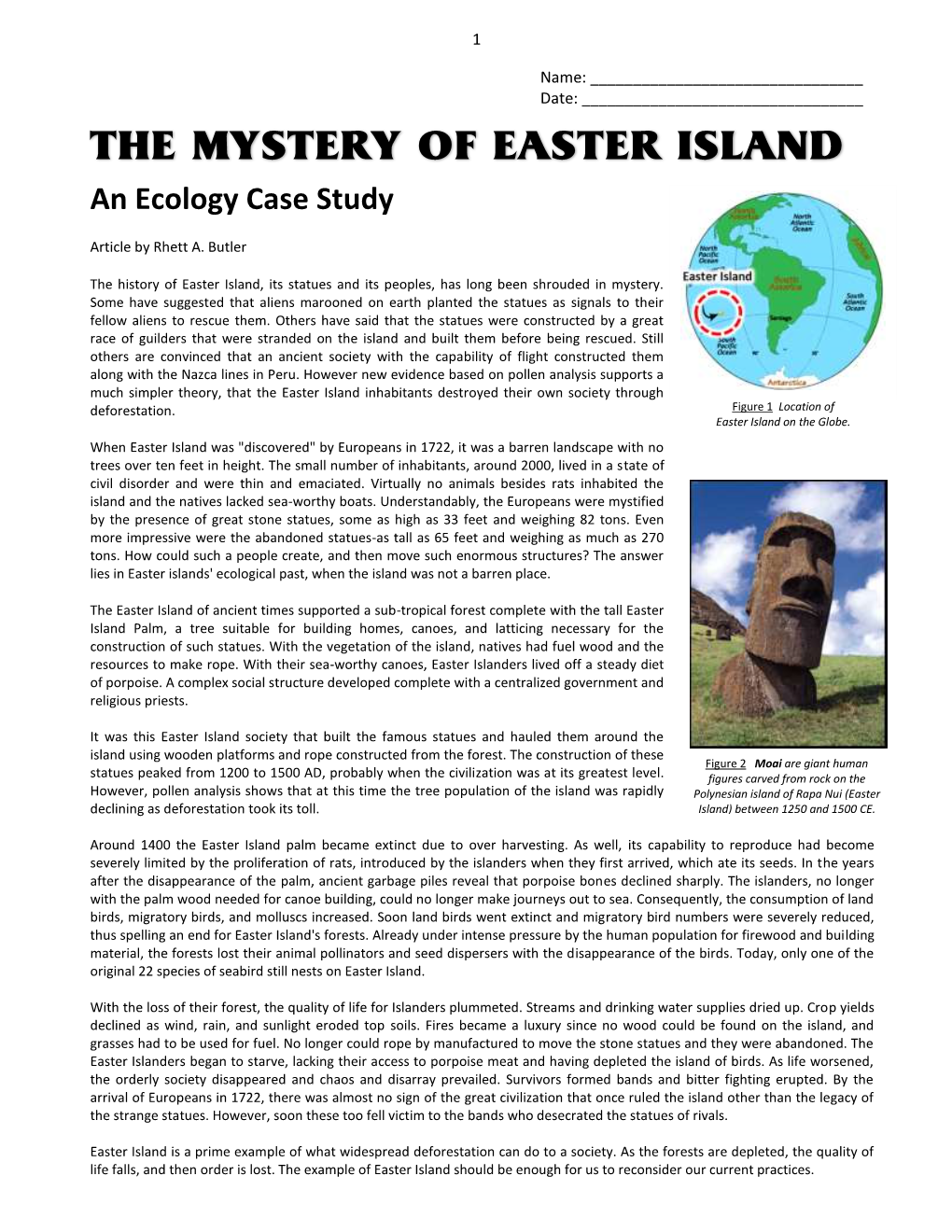 The Mystery of Easter Island