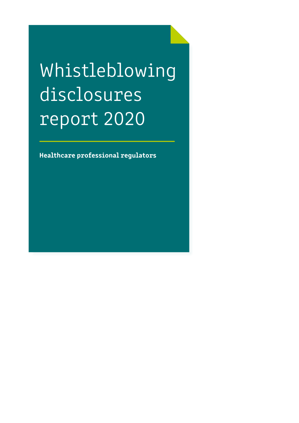 Whistleblowing Disclosures Report 2020