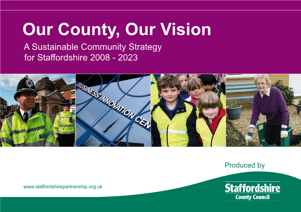 Our County, Our Vision: a Sustainable Community Strategy For