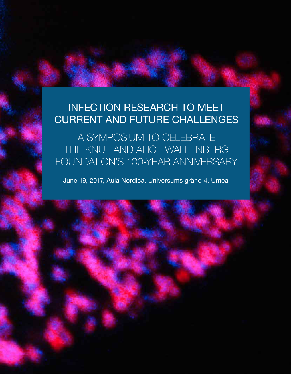 Infection Research to Meet Current and Future Challenges a Symposium to Celebrate the Knut and Alice Wallenberg Foundation’S 100-Year Anniversary