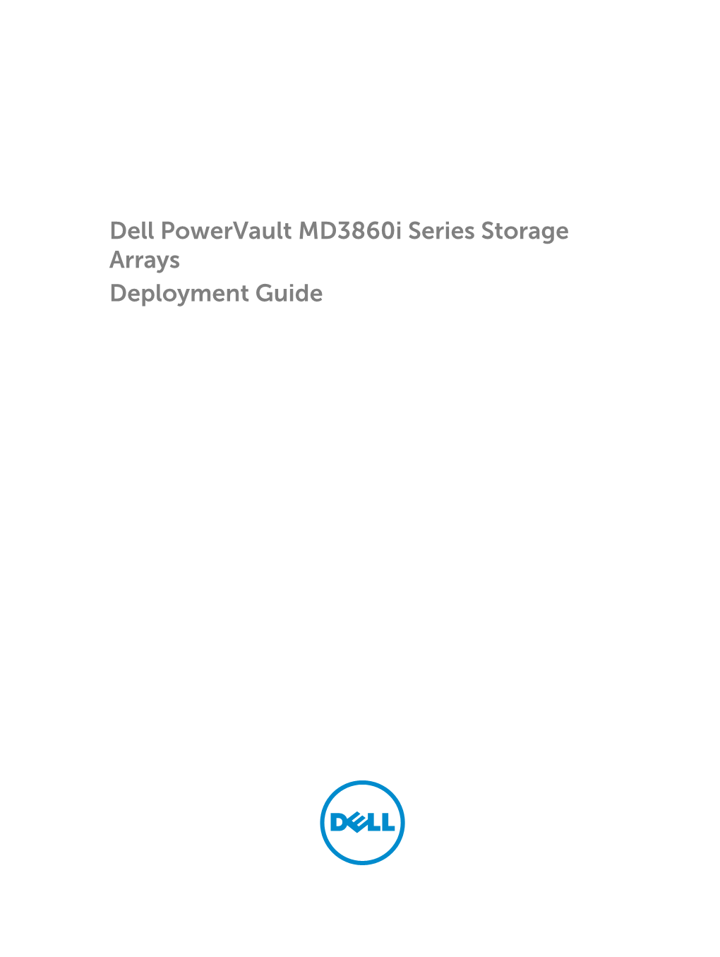 Dell Powervault Md3860i Series Storage Arrays Deployment Guide Notes, Cautions, and Warnings