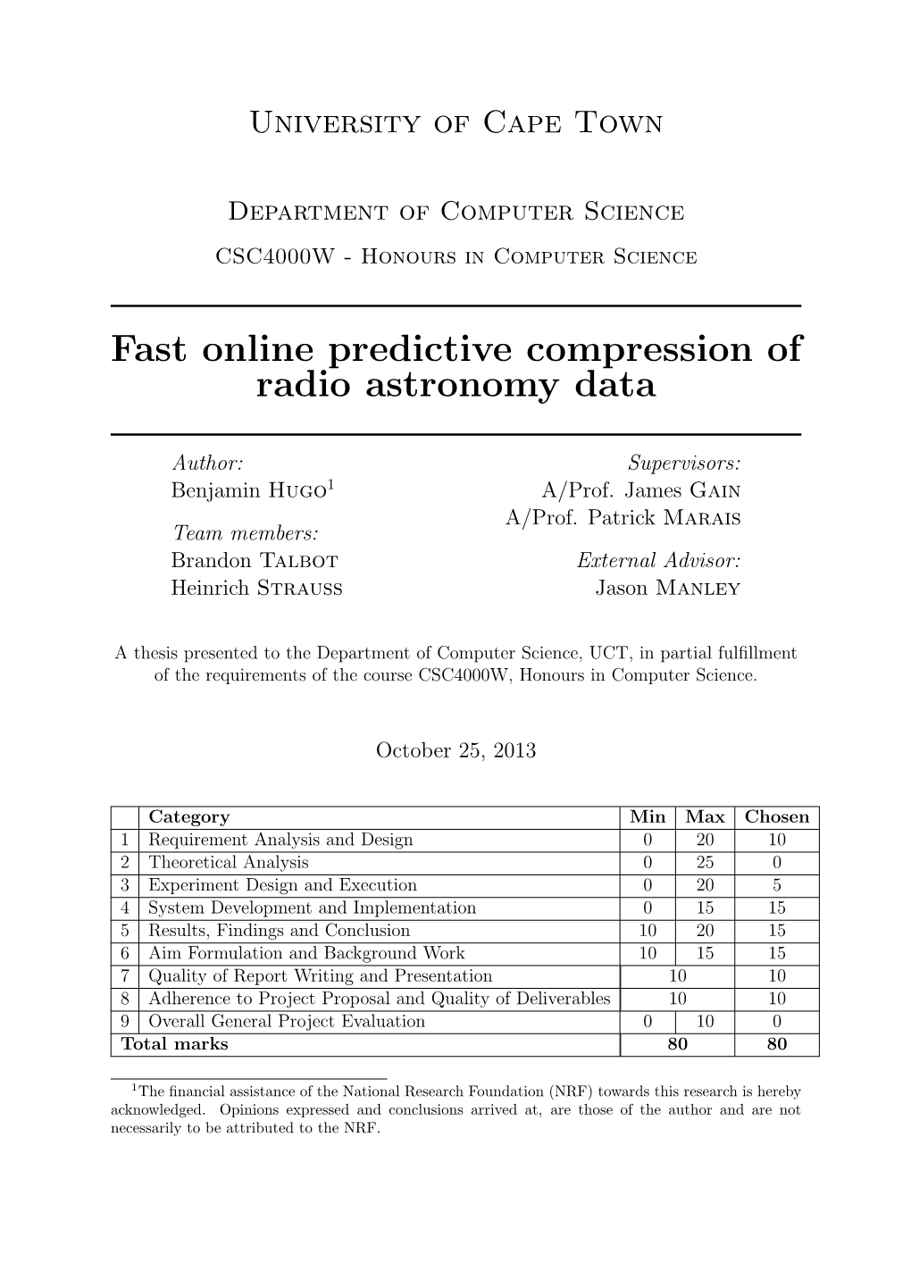 Fast Online Predictive Compression of Radio Astronomy Data