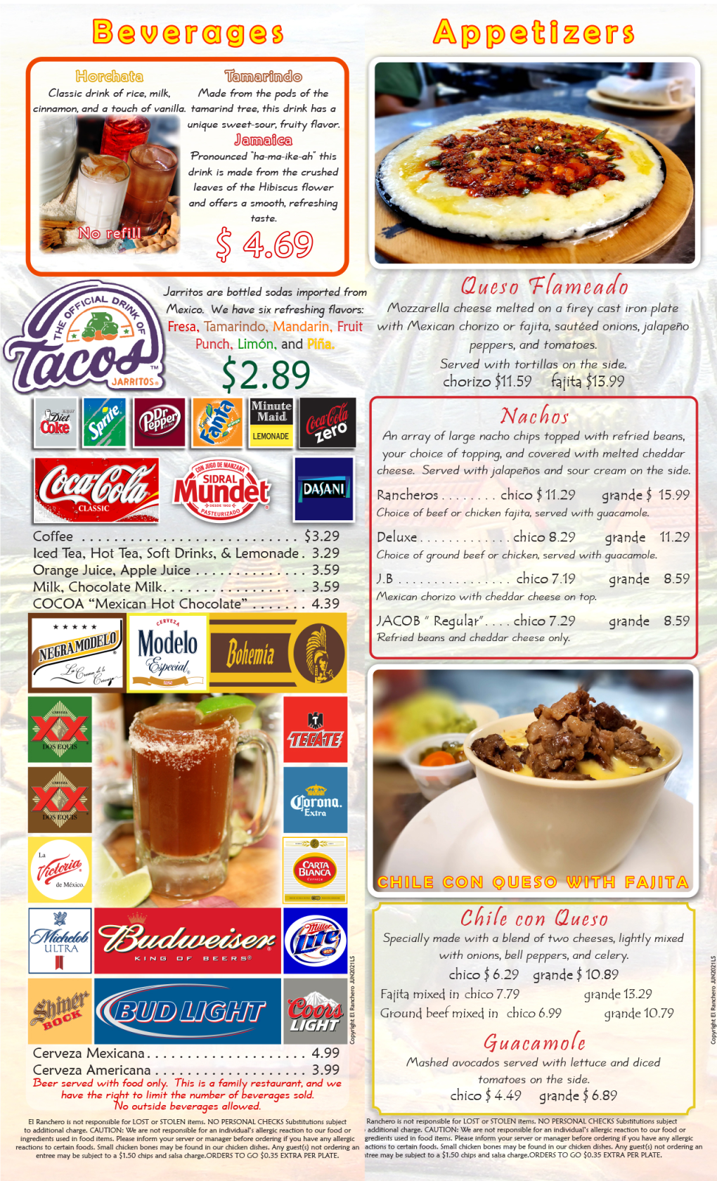 Download Our Menu