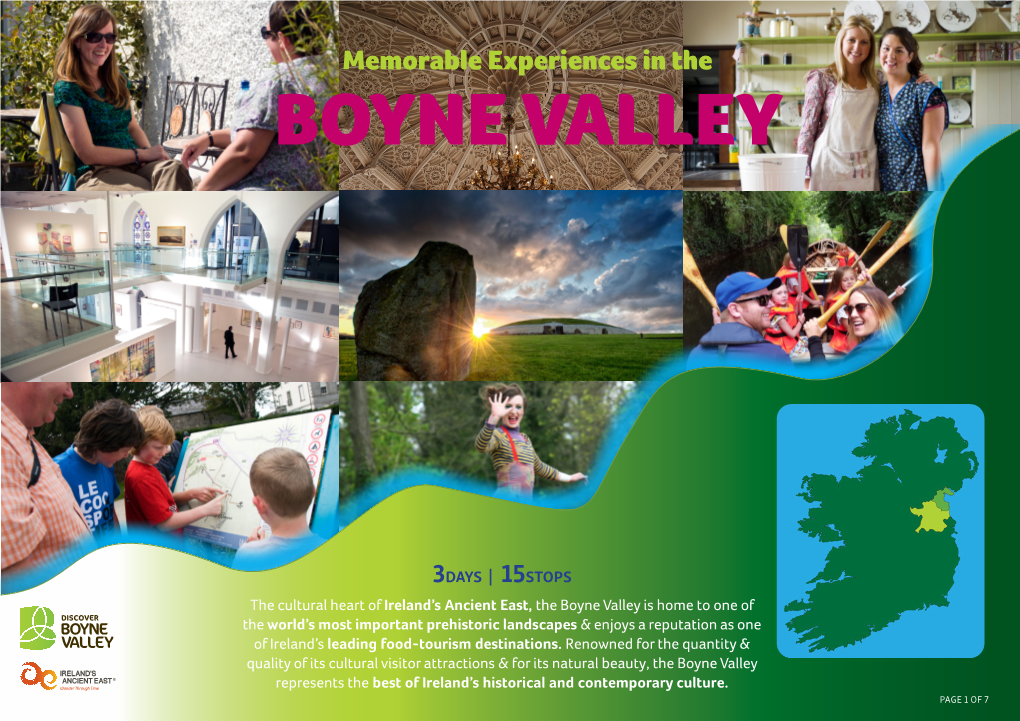 Memorable Experiences in the BOYNE VALLEY