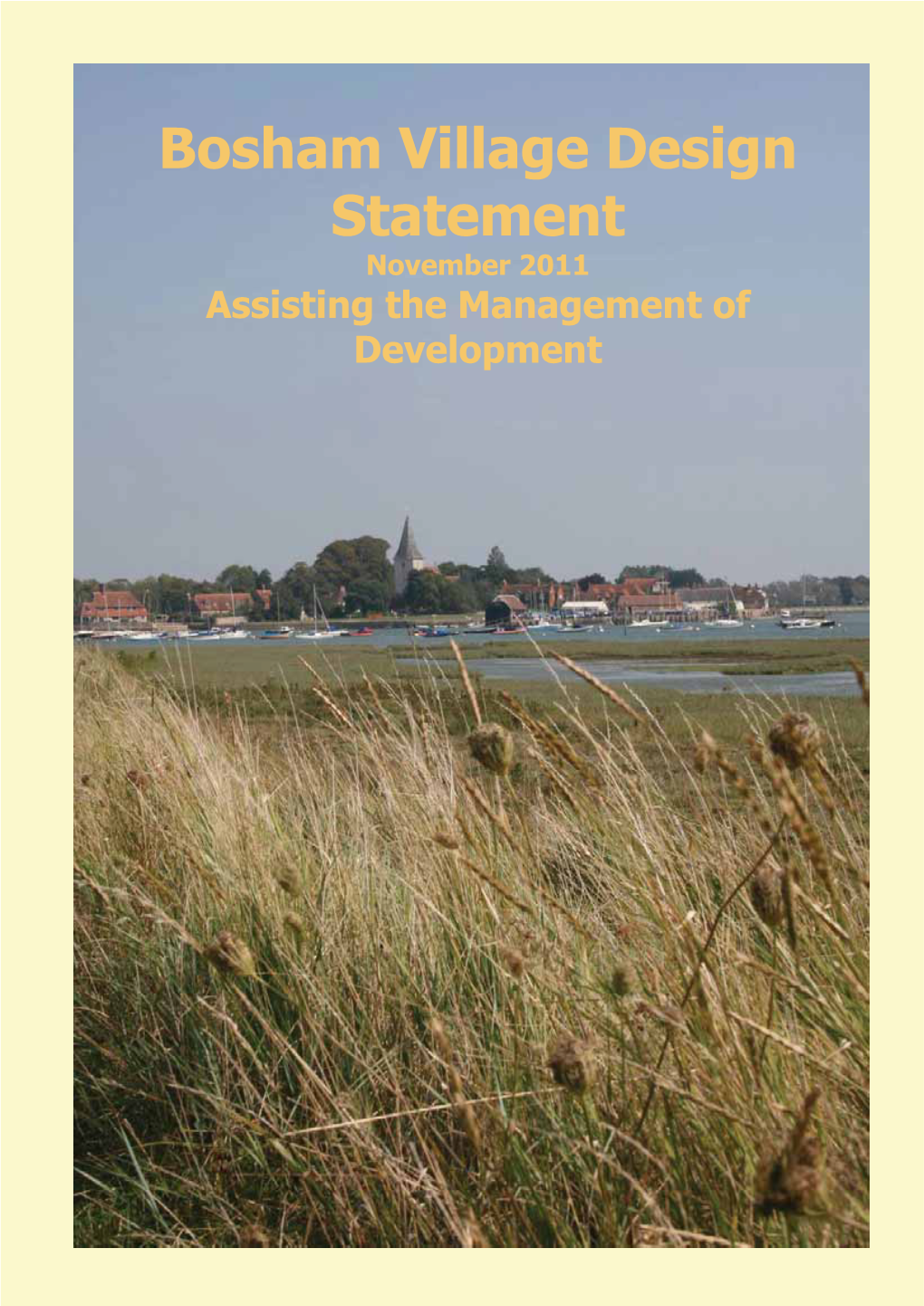 Bosham Village Design Statement November 2011 Assisting the Management of Development