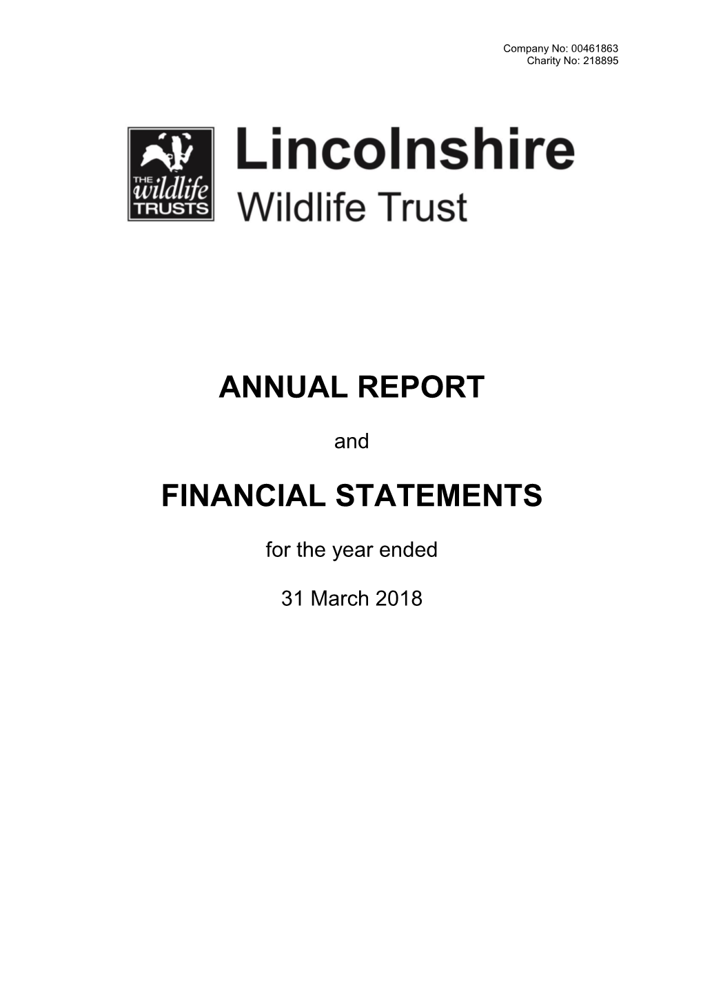 Annual Report Financial Statements