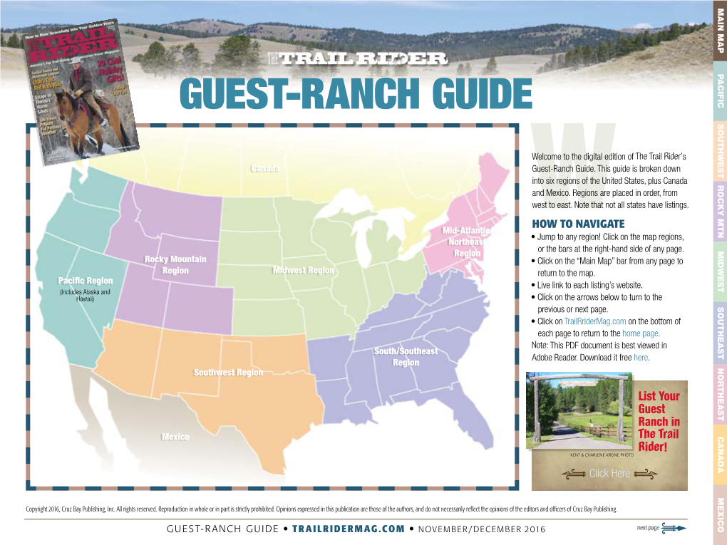 Guest-Ranch Guide Southwest