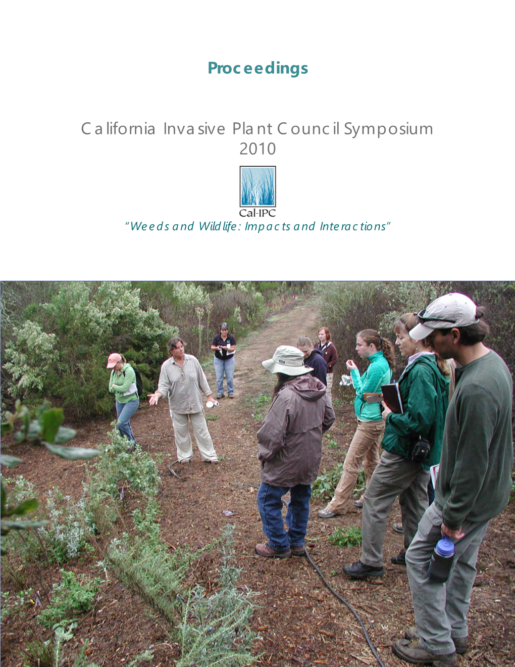 Proceedings California Invasive Plant Council Symposium 2010