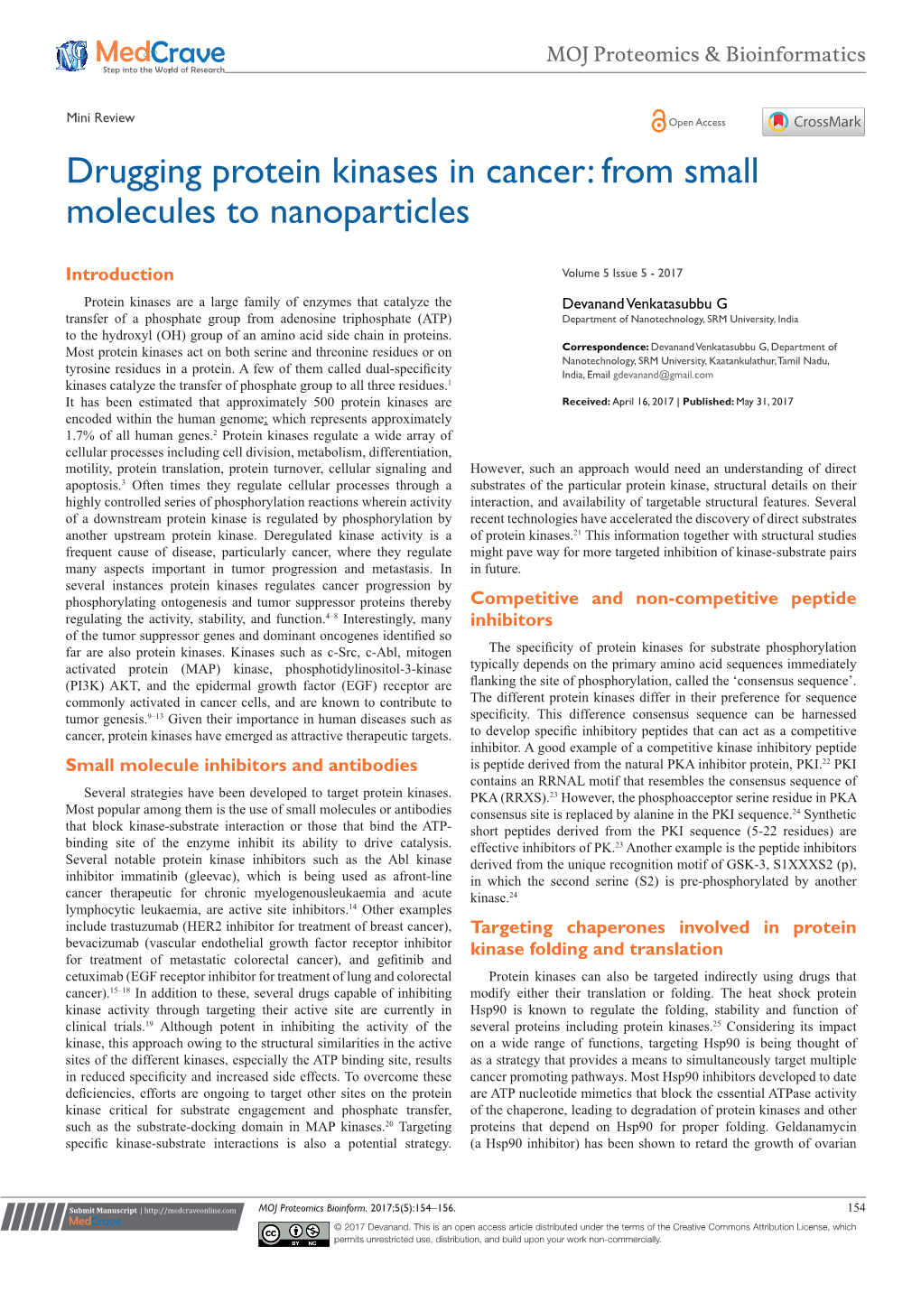 Drugging Protein Kinases in Cancer: from Small Molecules to Nanoparticles