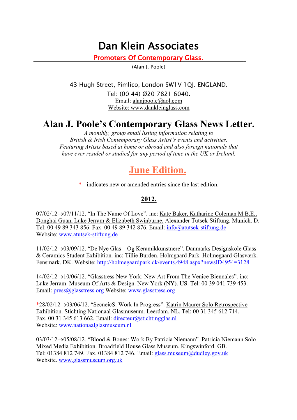 Aaaglassnewsletters June12.Pdf