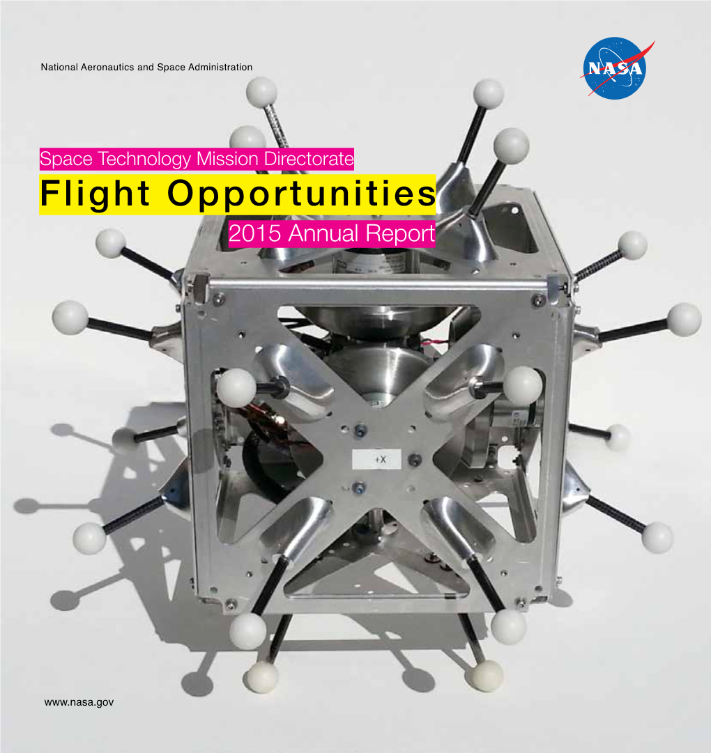 Flight Opportunities 2015 Annual Report