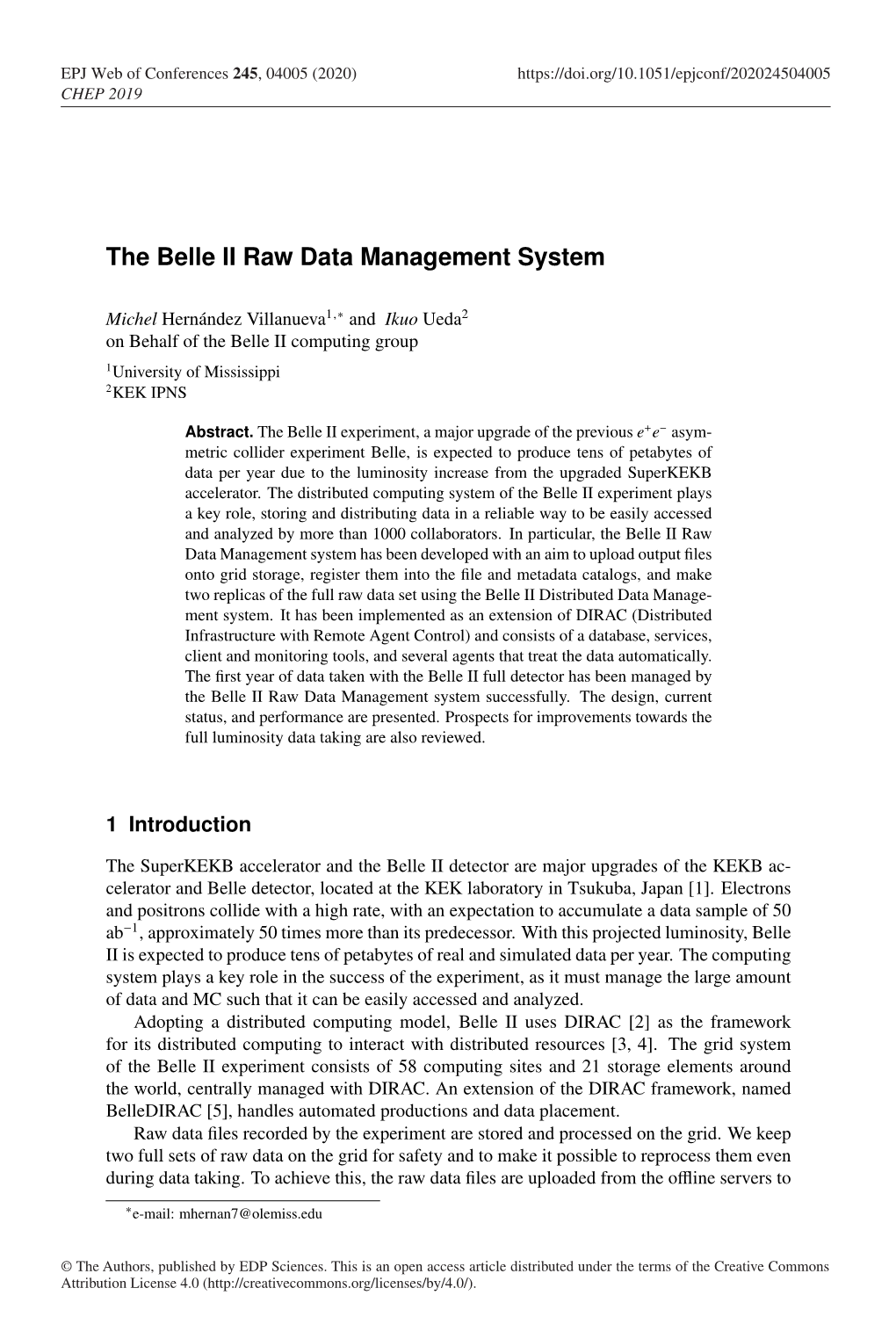 The Belle II Raw Data Management System