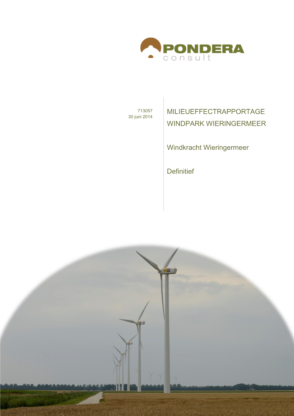 Milieueffectrapportage Windpark Wieringermeer