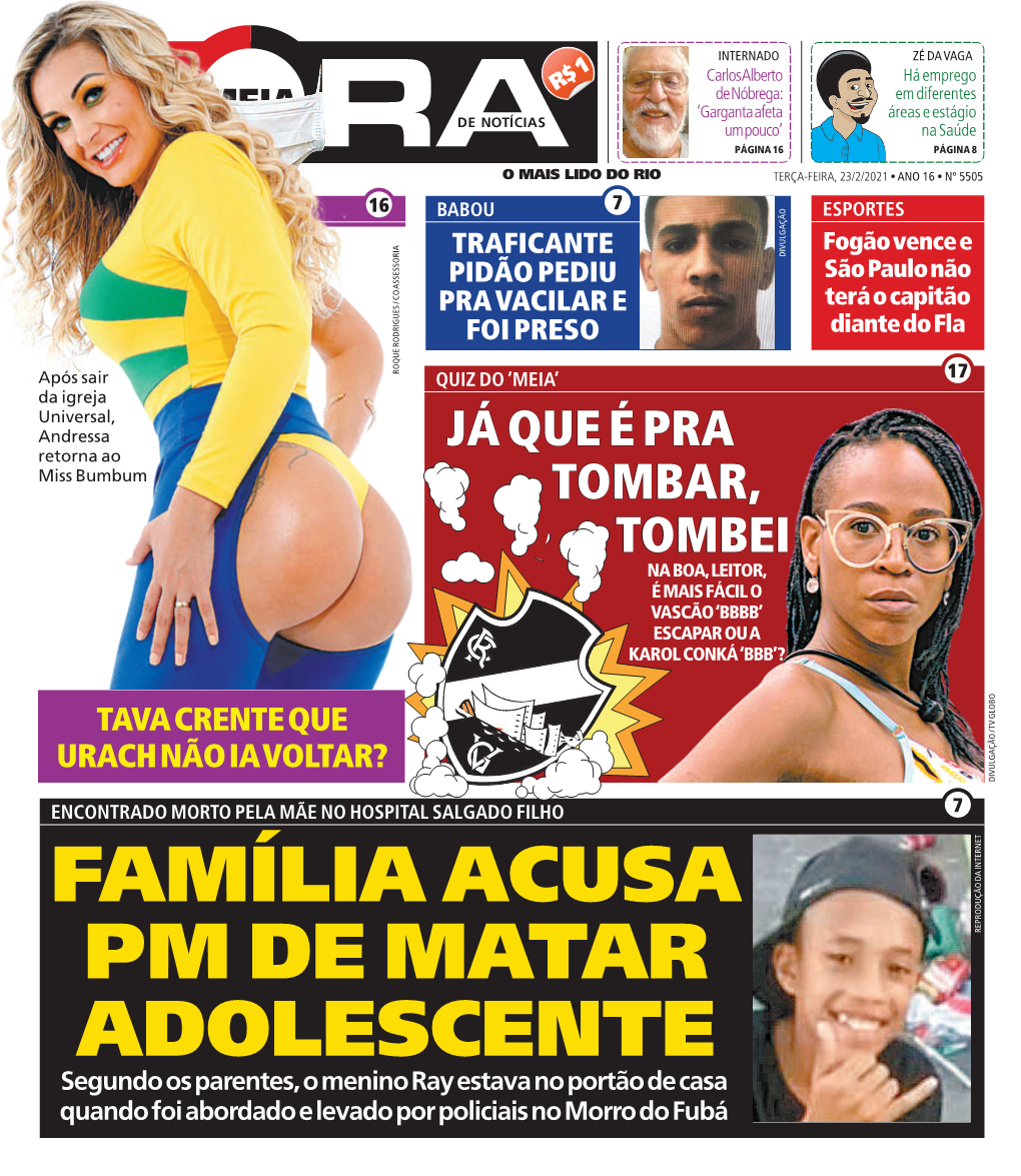 Família Acusa Pm De Matar Adolescente