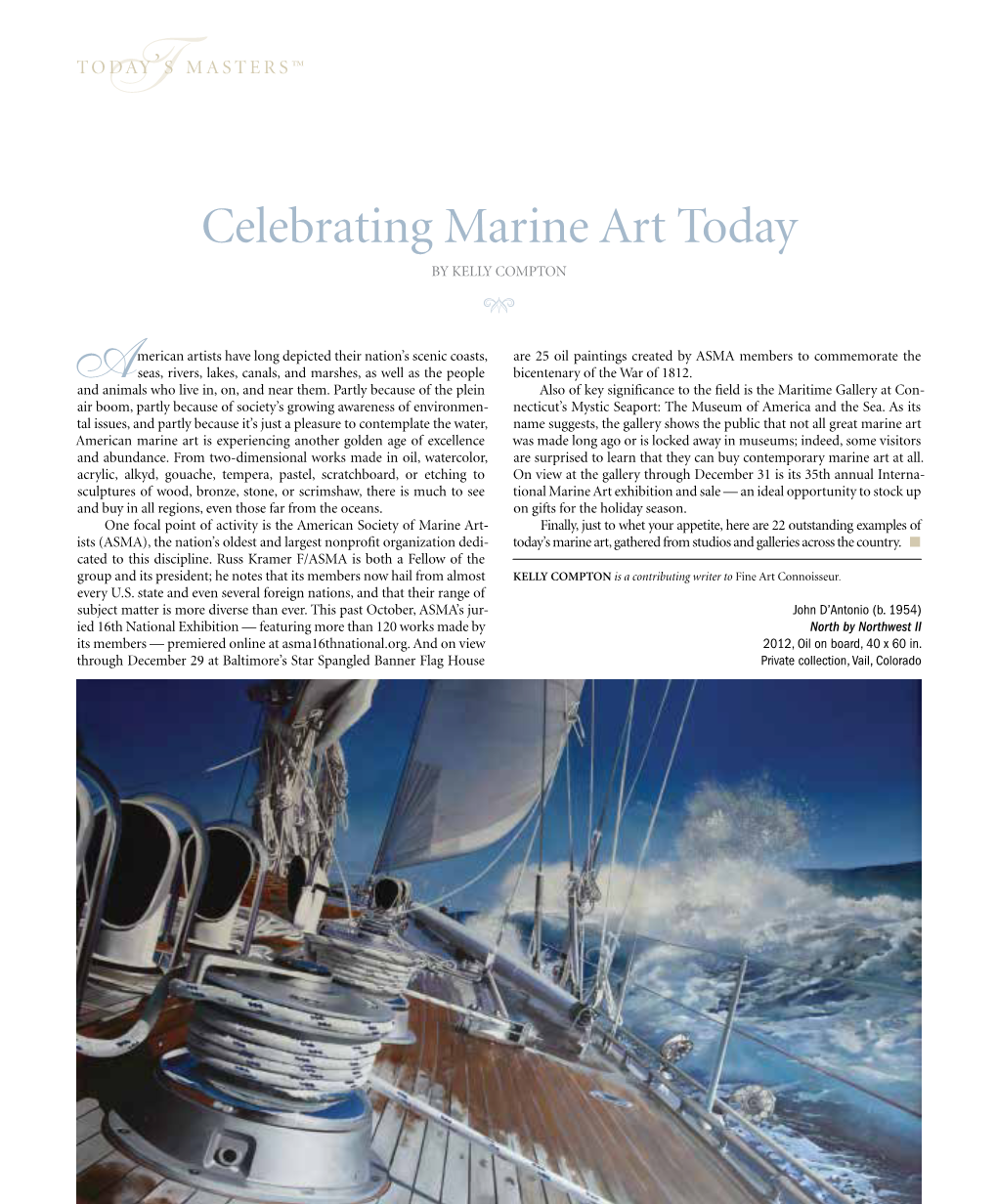 Marine Art Today by Kelly Compton