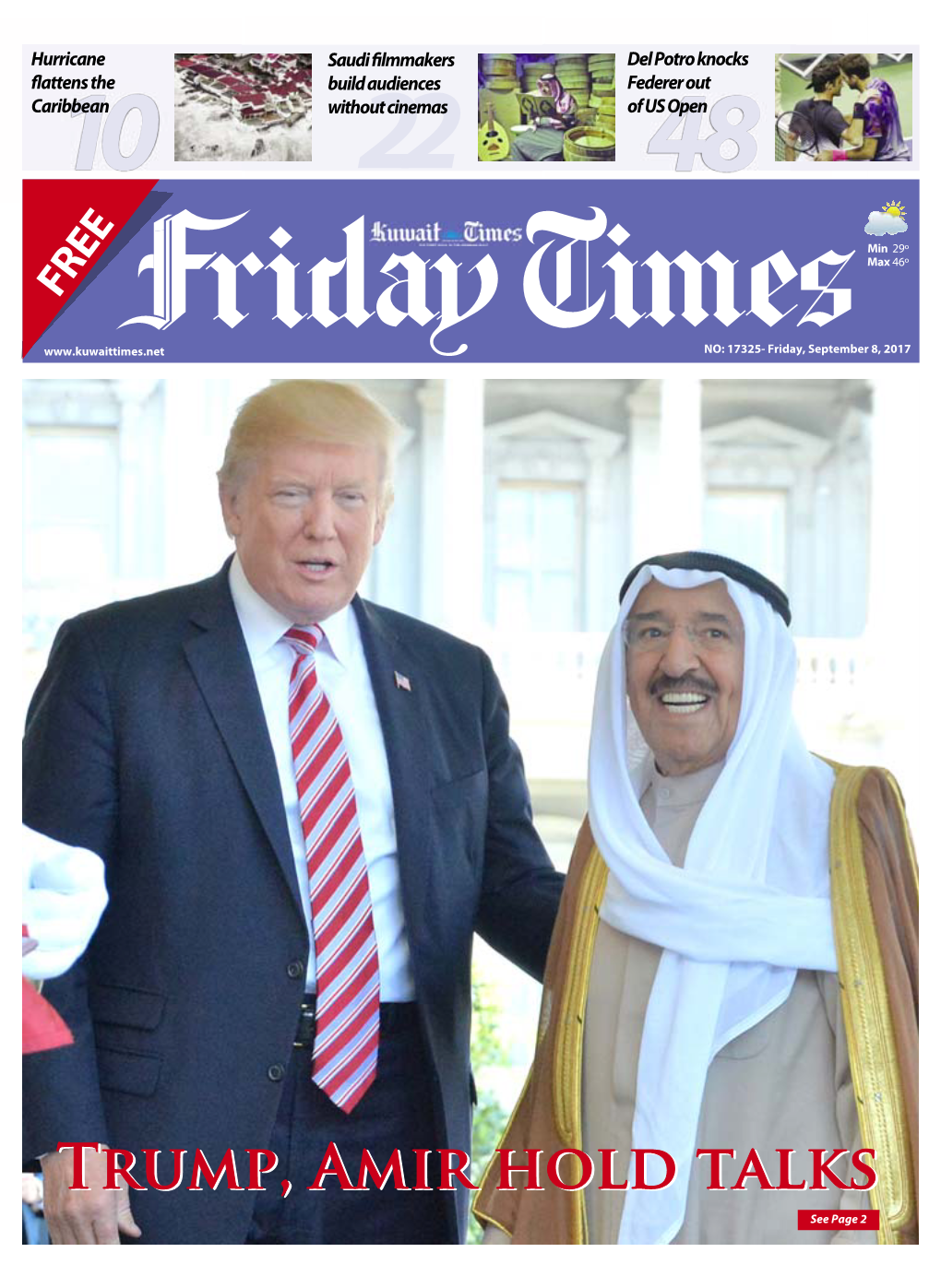 Trump, Amir Hold Talks