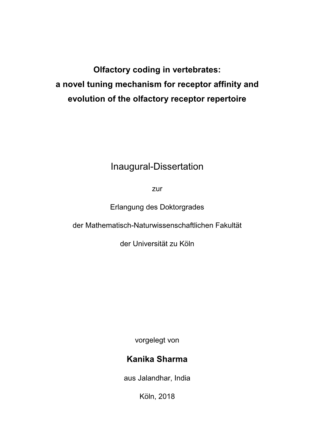 Inaugural-Dissertation