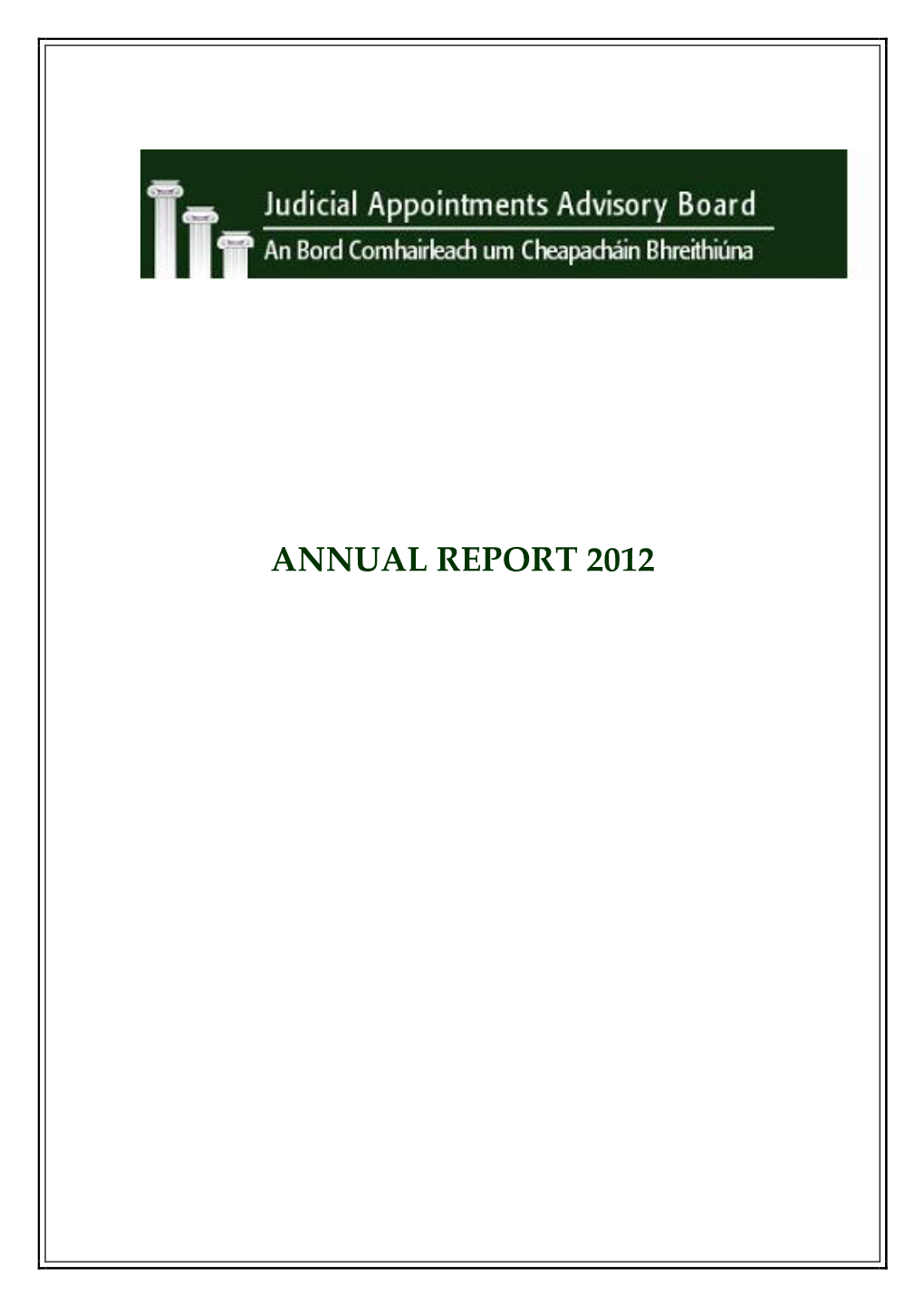 JAAB Annual Report 2012